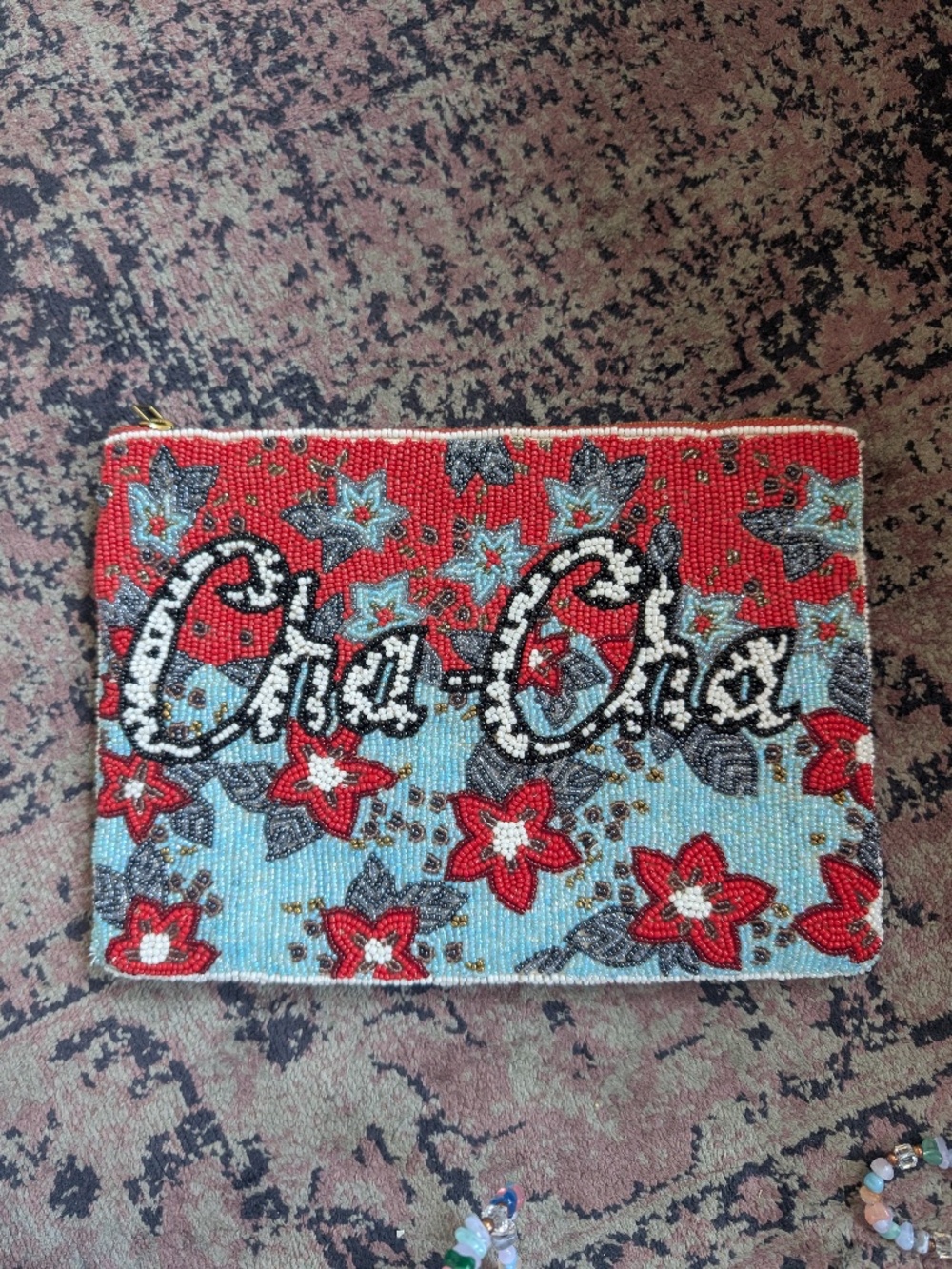 beaded clutch